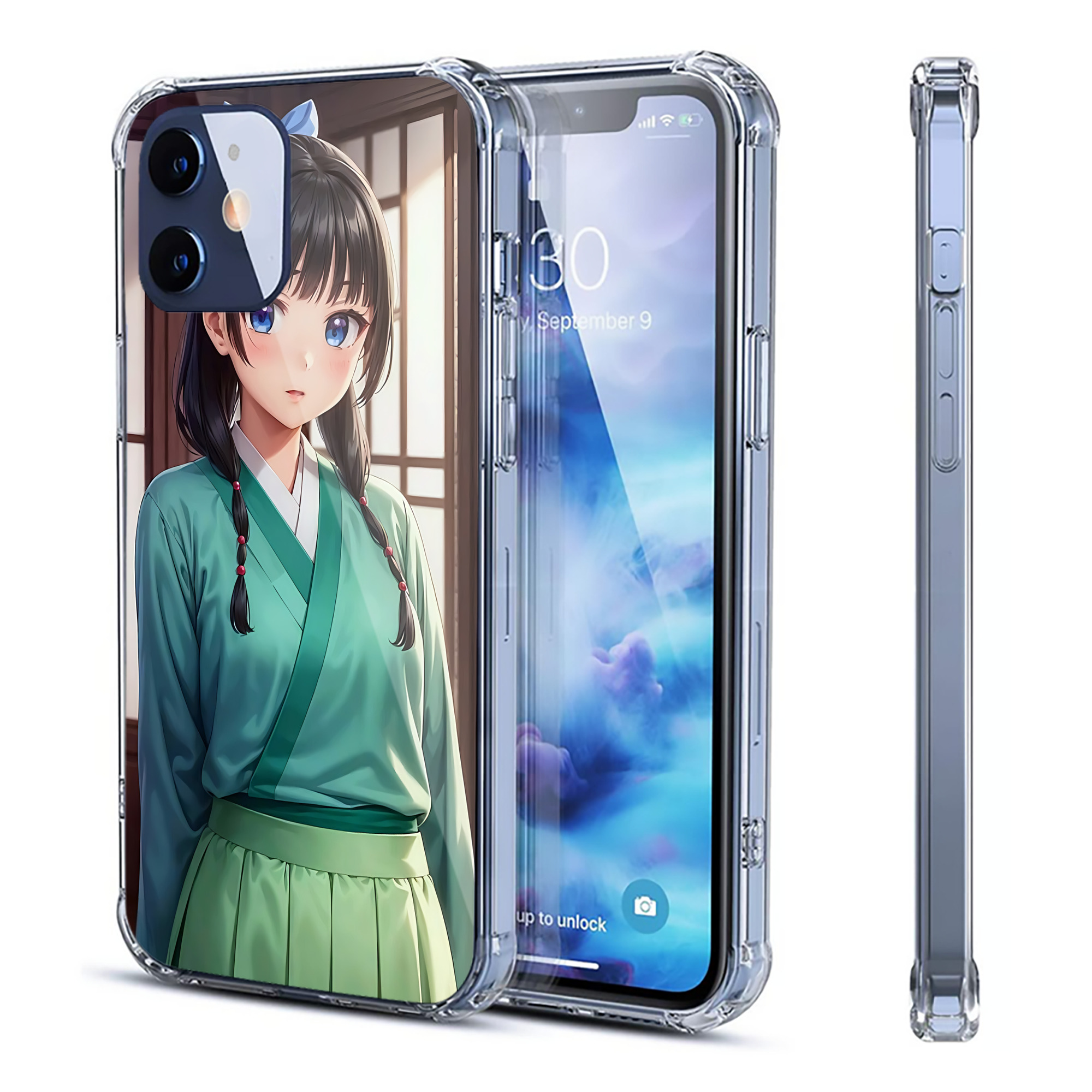 （画像用） 薬屋のひとりごと The Apothecary Diaries 【iPhone 12シリーズ対応】透明スマホケース（クリアソフトケース）